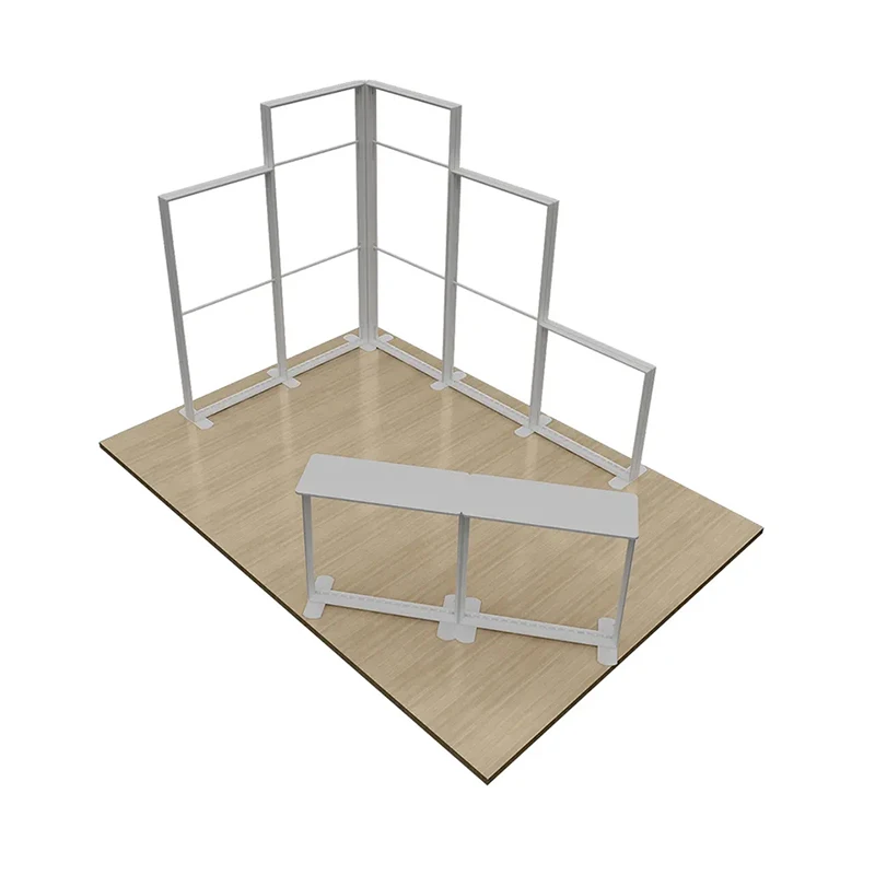 TianLang Impressió Personalitzada Portable Kit de Cabina de Feria Modular Caixa de Llum Poster Mostra de Feria 10x10 Cabina d'Exposició