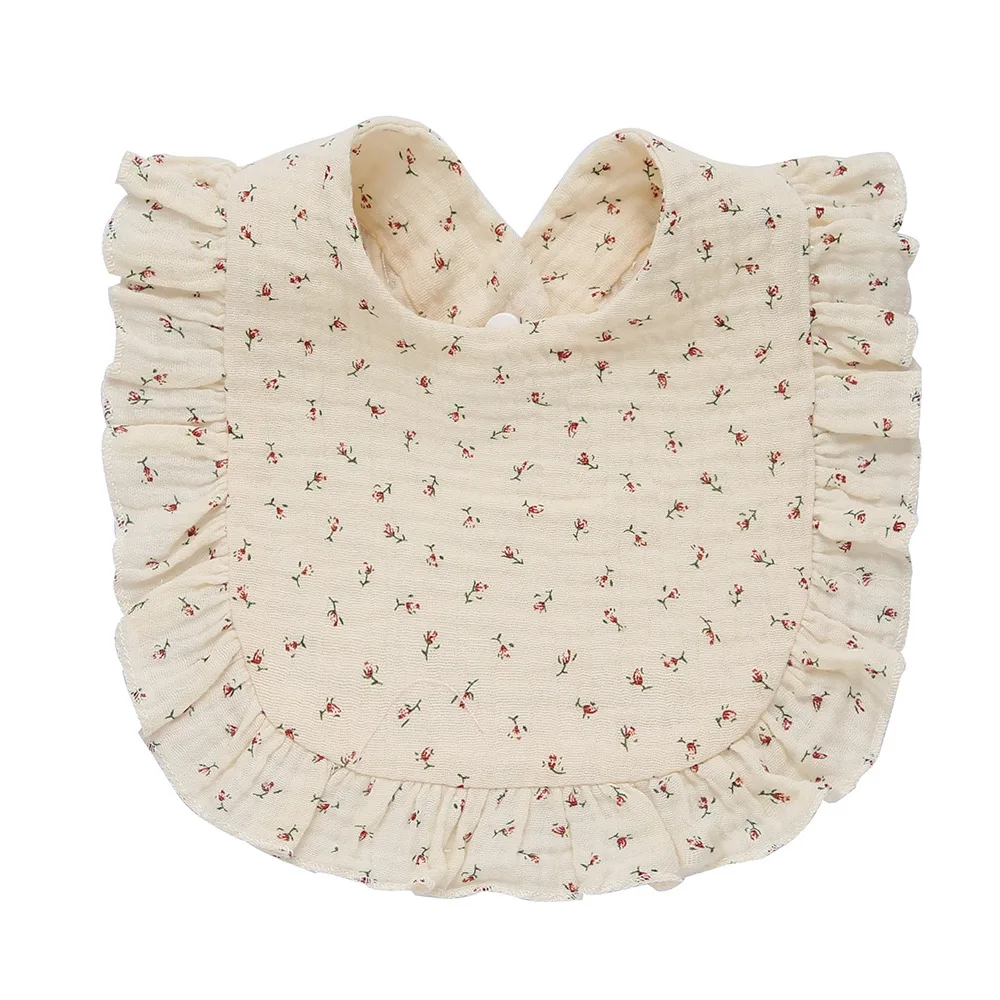 Muslin Baby Bibs Baby Bandana Drool Bibs 100 Cotton Unisex Boys Girls Snap Muslin Cotton Bibs