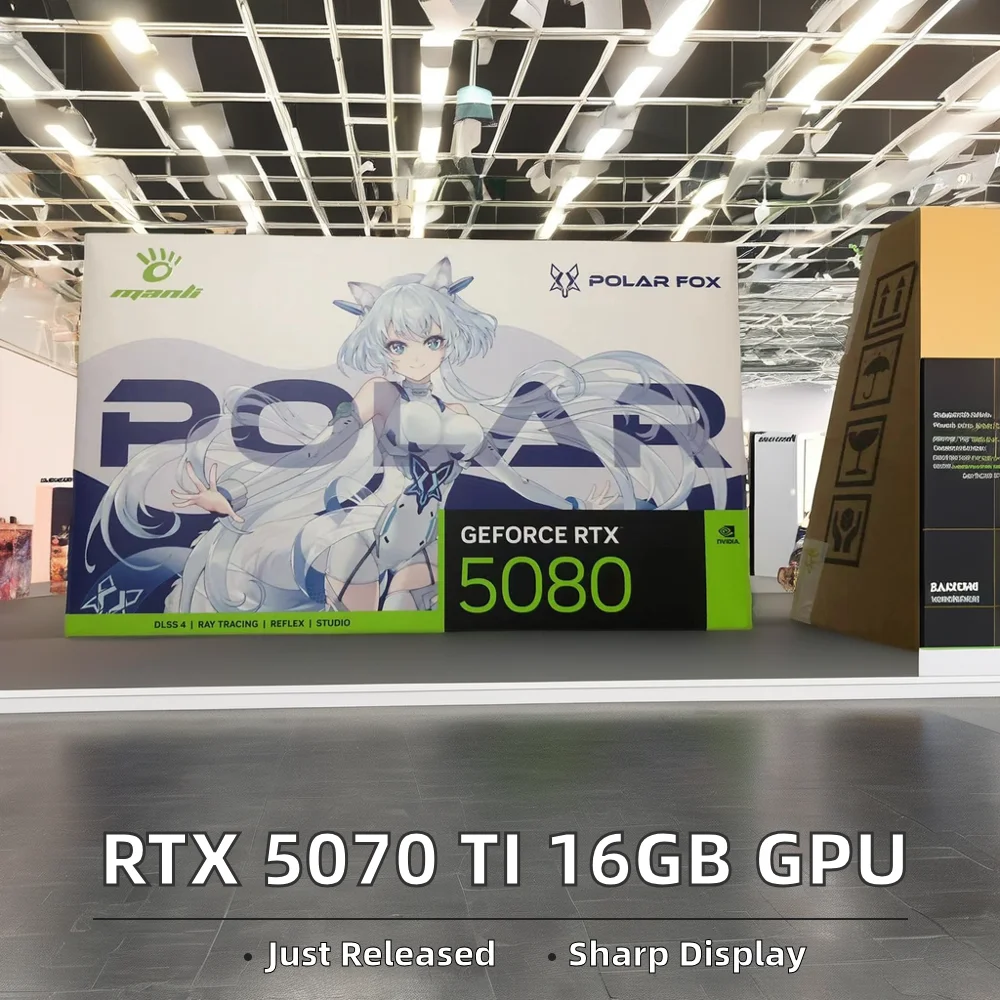 Manli Polar Fox Geforce RTX 5080 OC 16GB GDDR7 GPU