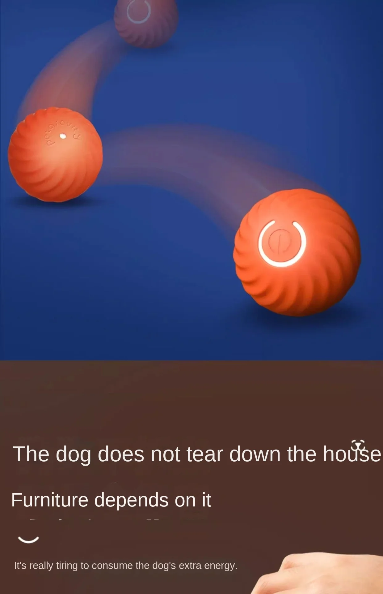 New Electric Smart Interactiv Tpr Dog Chase Toy Ball Automatic Active