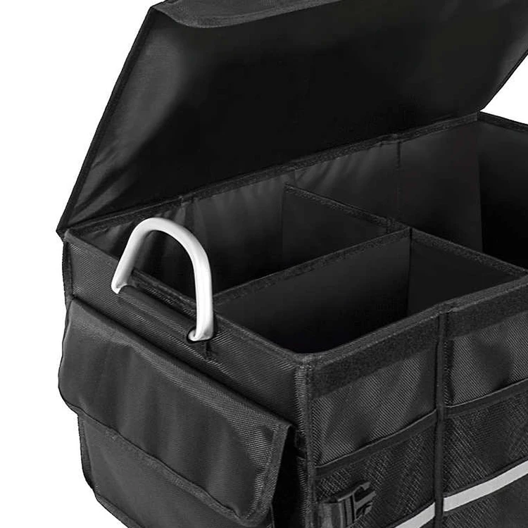 Multi Pockets Expandable Cargo Storage Organizers Box Large Capacity Collapsible Car Auto Trunk Organizer Car Boot Organizer