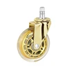 Estilo cardán con enchufe silencioso dorado