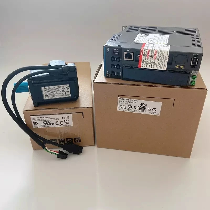 Delta B3 Series 750W 220V Servo Motor Drive ECM-B3M-C20807RS1 Electrical Commutation Motor