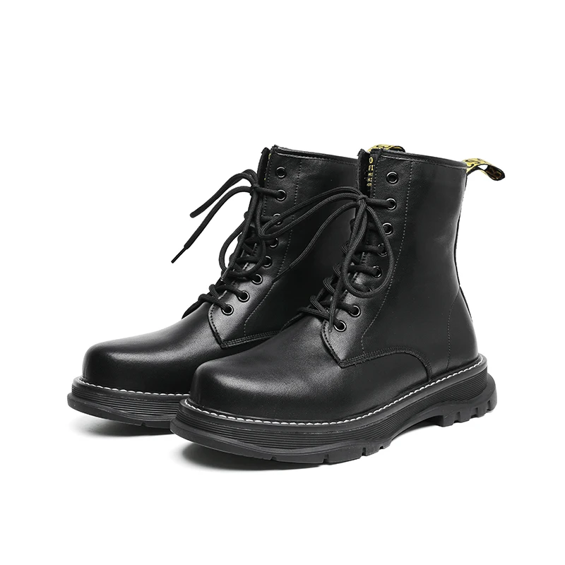 black martin boots