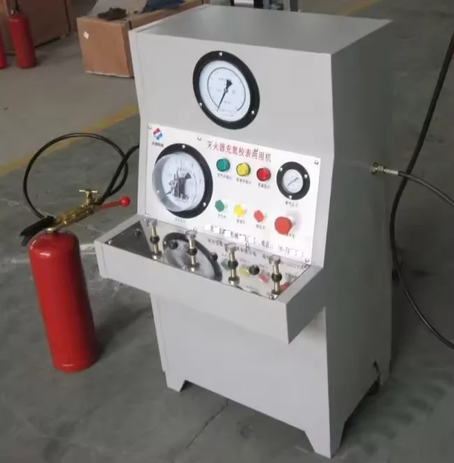 Factory Manufacturer  Fire Extinguisher Refilling Equipment 1.7MPa  Nitrogen Gas Filling Machine for Fire Extinguisher