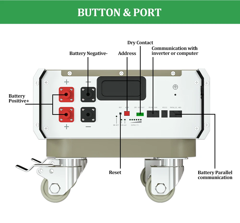 Solar High Voltage Stack Lithium Lifepo4 Battery 15KWH 20KWH 25KWH 30KWH Lithium Solar Baterry