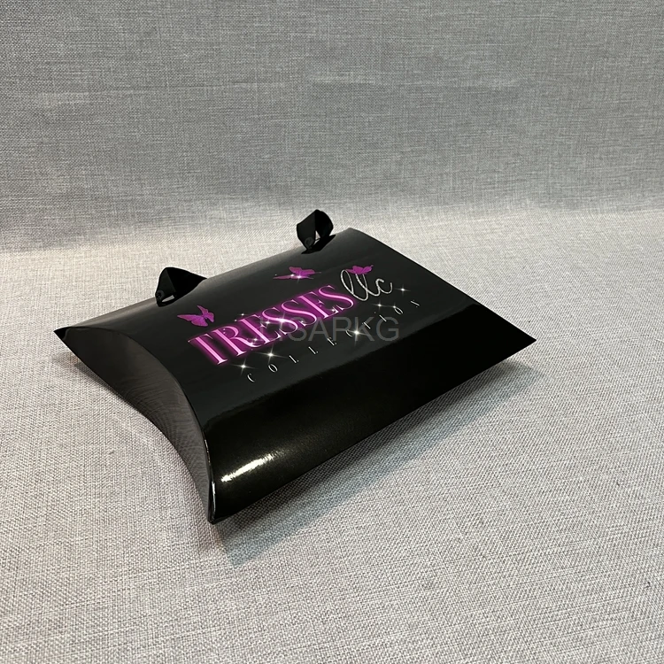 Hair Bags For Bundles Custom Hotpink Clip Package Boxes