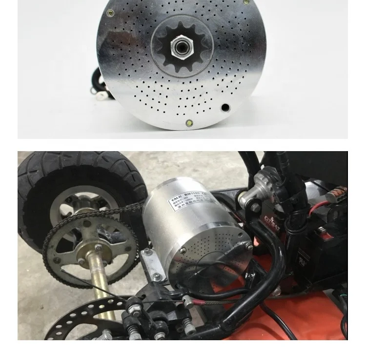 Moteur électrique Brushless MY1020 72V 3000W + Kit Montage Pour Go-kart 4 Roues - Neuf