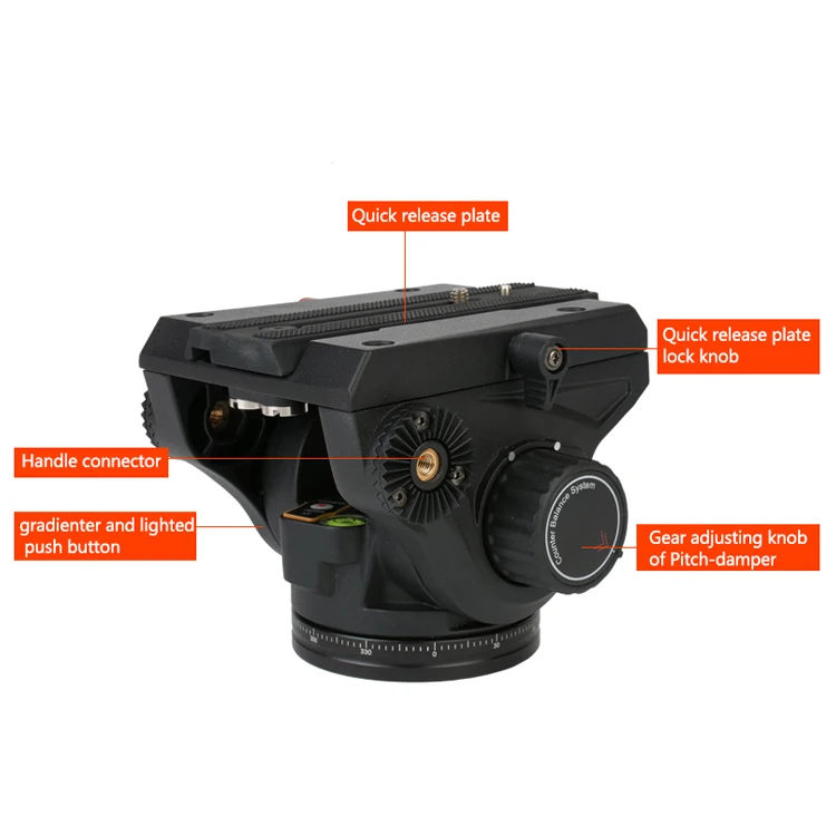 Coman high quality Video tripod kit DF25Q7 camera photography tripod stand
