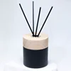 Matte Black + Wooden lid