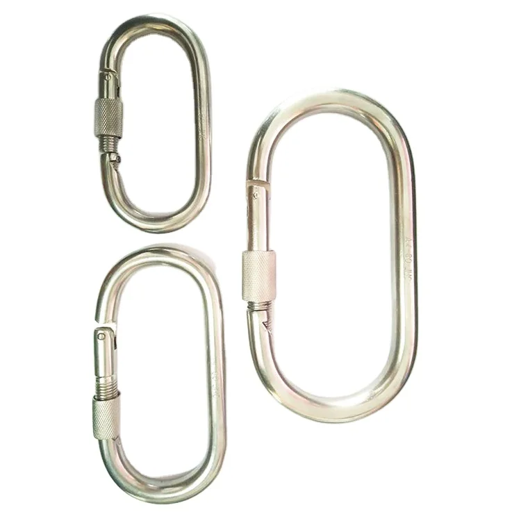 Stainless Steel 304 316 Straight Snap Hook with Screw for Camping,Outdoor