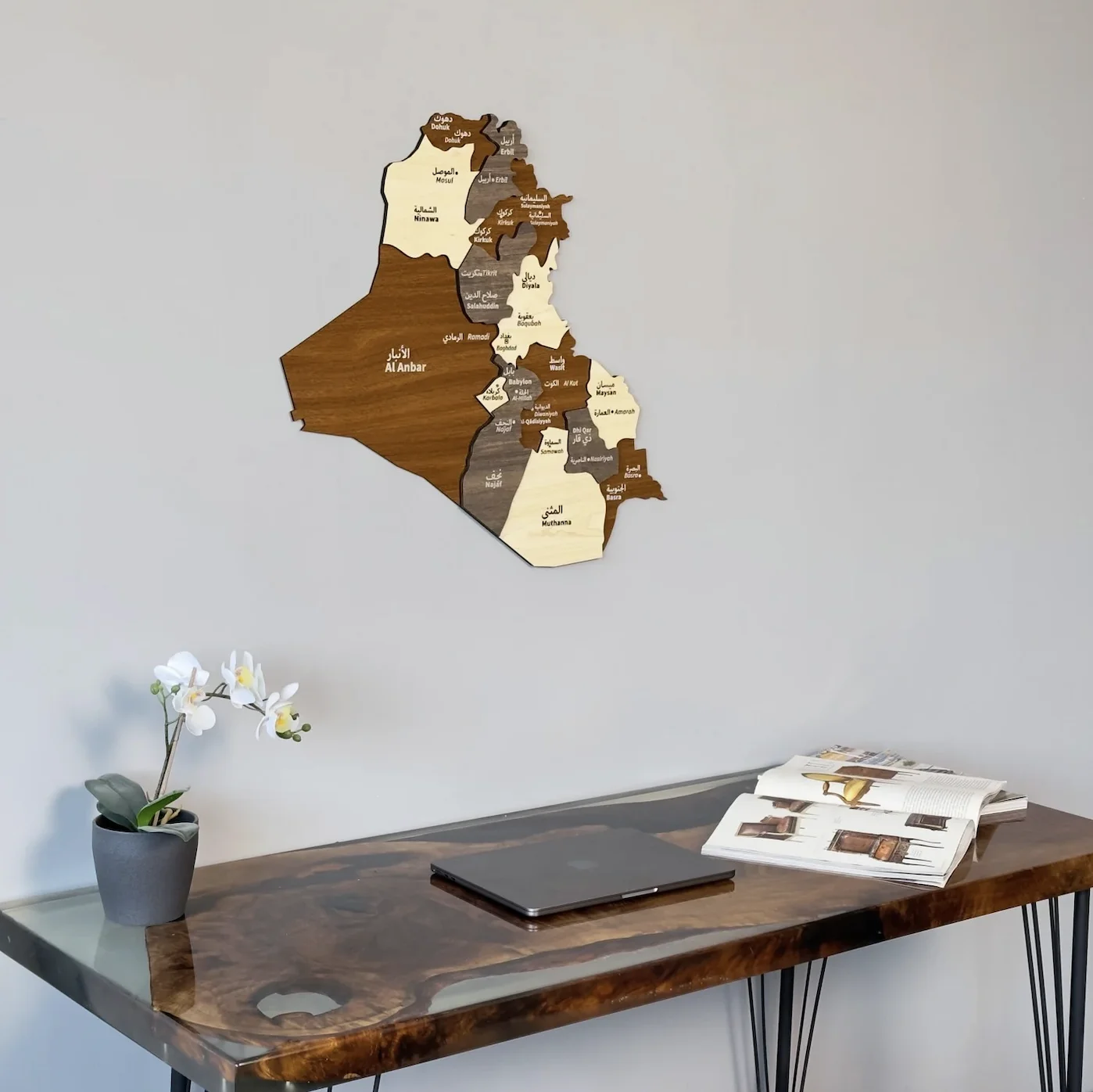 Custom Enjoy World Map Colorful Worlds Wall Wooden Map of the 3d World Wooden Travel Push Pin Map
