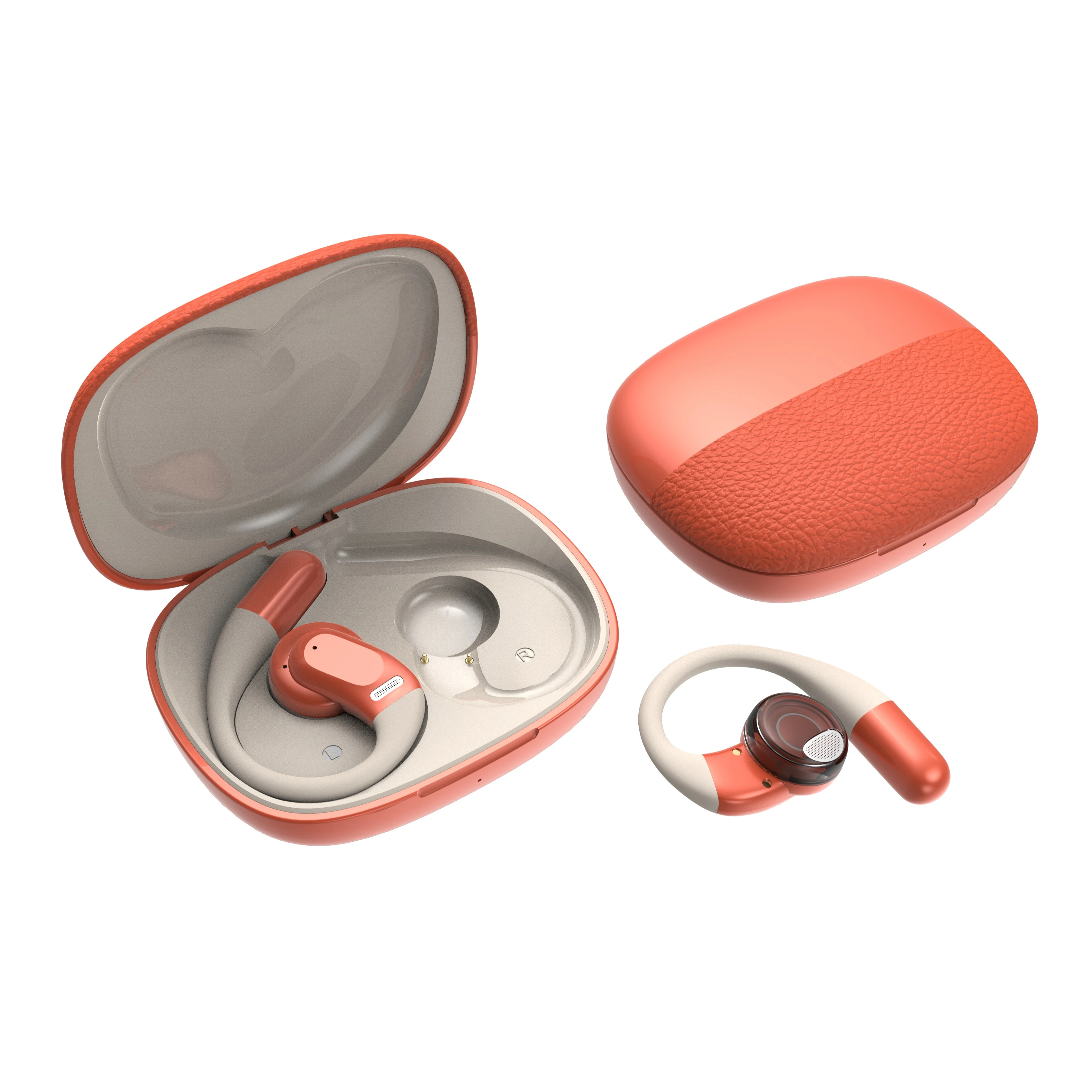 OWS TWS Earbuds Headphones Touch Control Earphone Lightweight Design Ear Phones Stereo Sound Music Hi-Fi Audio Quality Earpiece