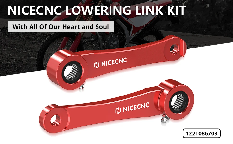 Nicecnc 1.0" Lowering Link Kit For Honda Crf450r 450rx 20212023
