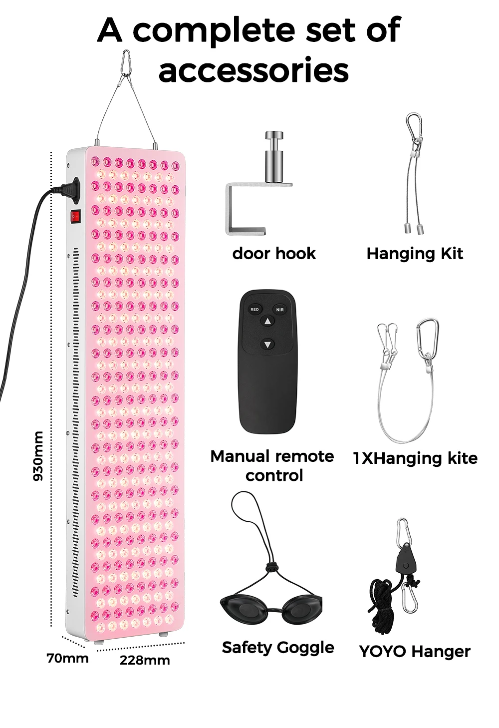 Near Infrared Light Therapy Device Led Red Light Therapy Machine  for Full Body