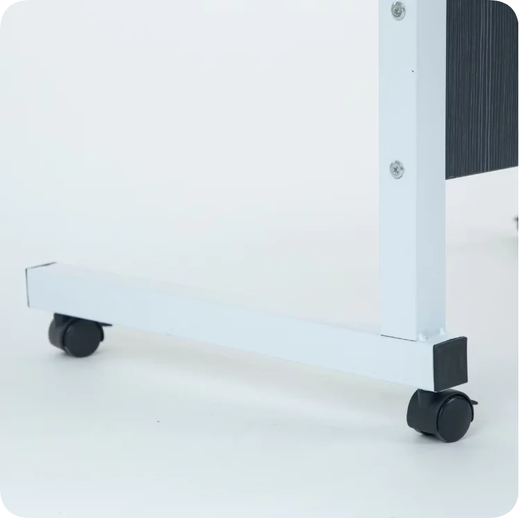 product student study height adjustable modern wooden computer desk mobile wheels laptop table-11