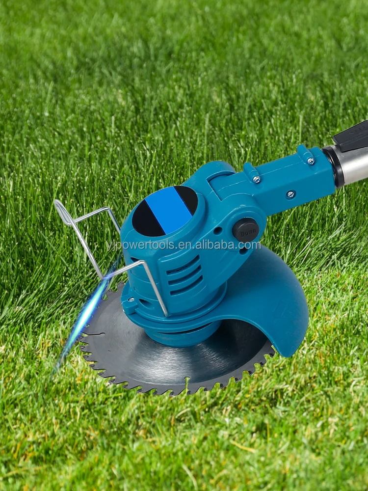 Cordless Rotary Handheld Grass Trimmer Lawn Mower 20v Battery Operated