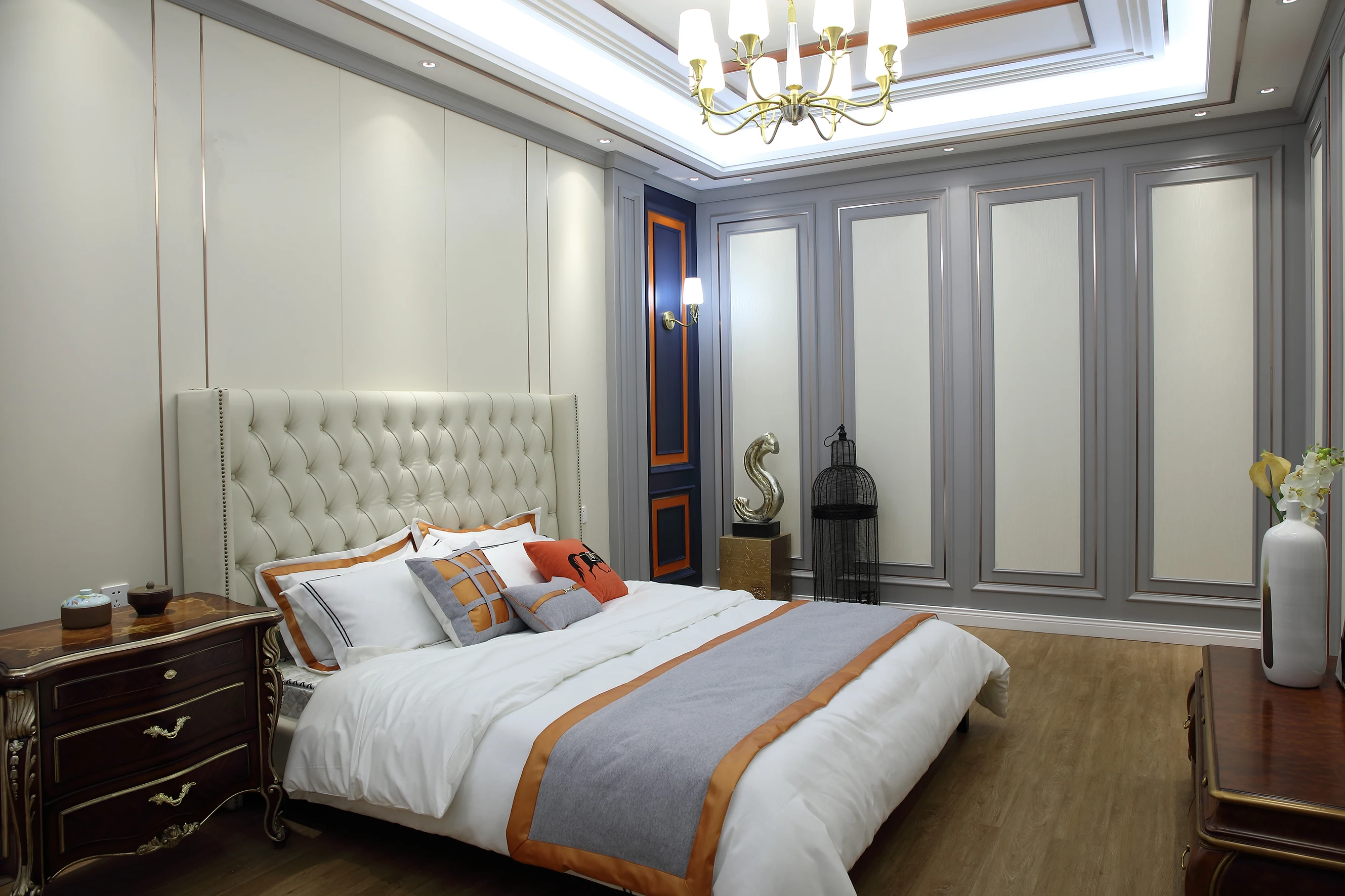 Waterproof Building Material 80mm-thickness WPC Wall Panel Partition Wall