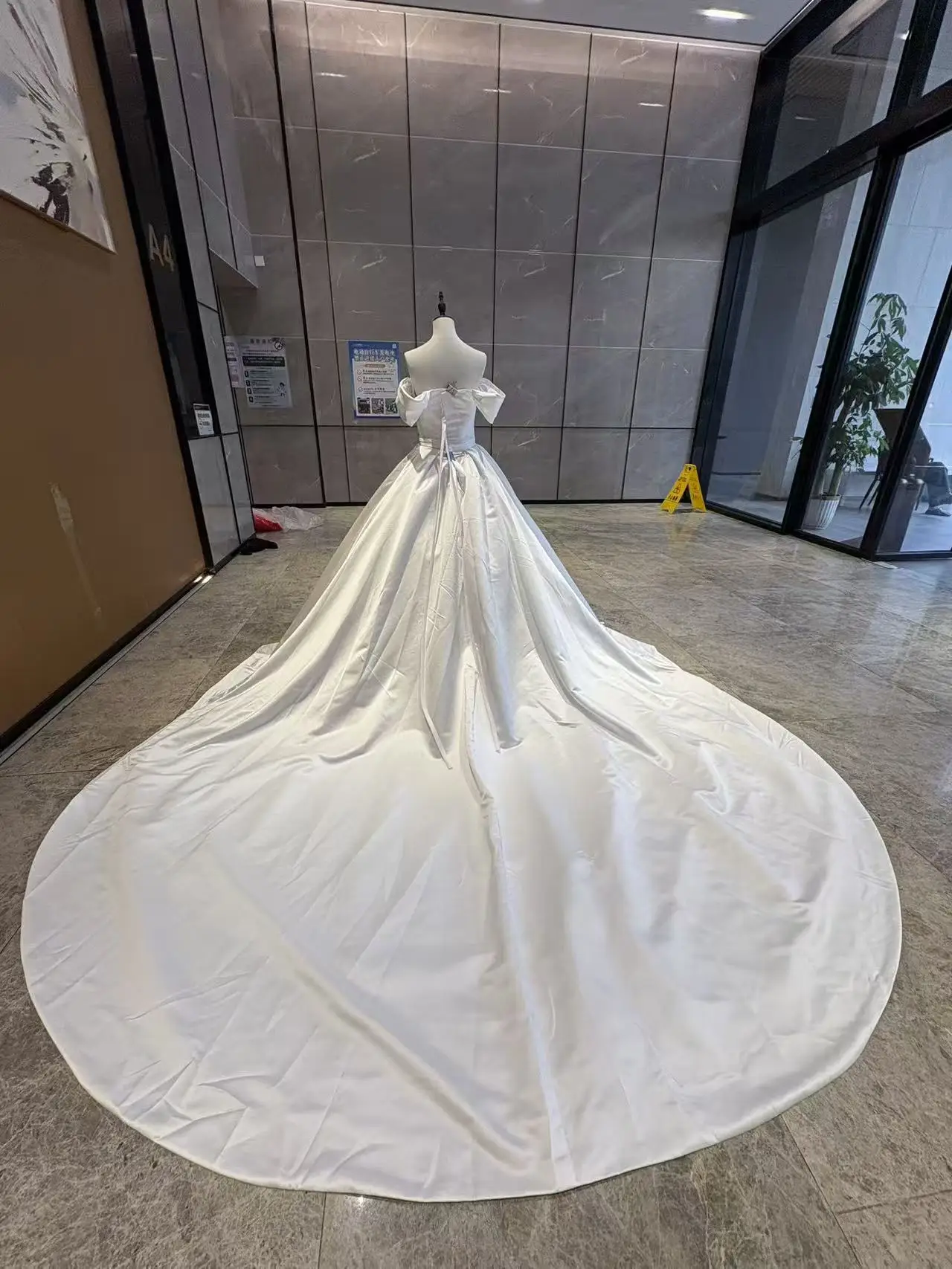 chinese dress ladies Simple Satin Basque Waist Wedding Dress Sleeveless Pockets A Line COCOMELODY CW3502, 20 Days / Choose from Satin Color Chart / US0-UK2-EUR30