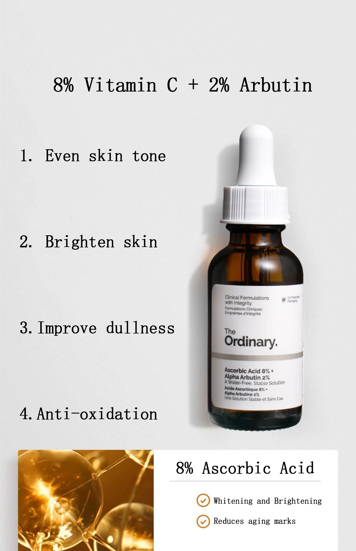 The Ordinary Custom Logo Fruit Acid Serum Controls Oil Lightens Acne ...