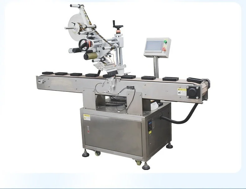 Hot Selling Mechanical Semi- Automatic PLC Motor Labeling Machine for Oral Liquid Plastic Bottles High-Accuracy Packaging