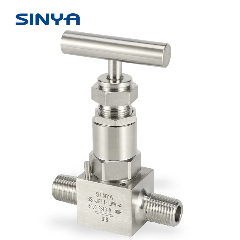 Sinya Straight Connection Male Needle Valve Straight Through Male Needle Valve Male Straight Needle Valves