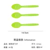 ช้อนสีเขียว*16ชิ้น