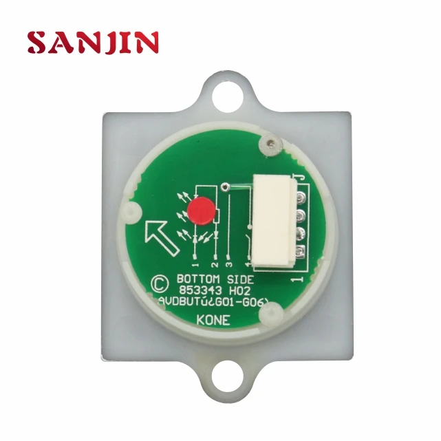 Elevator Push Button square Button 853343H02 853343H04 for KONE