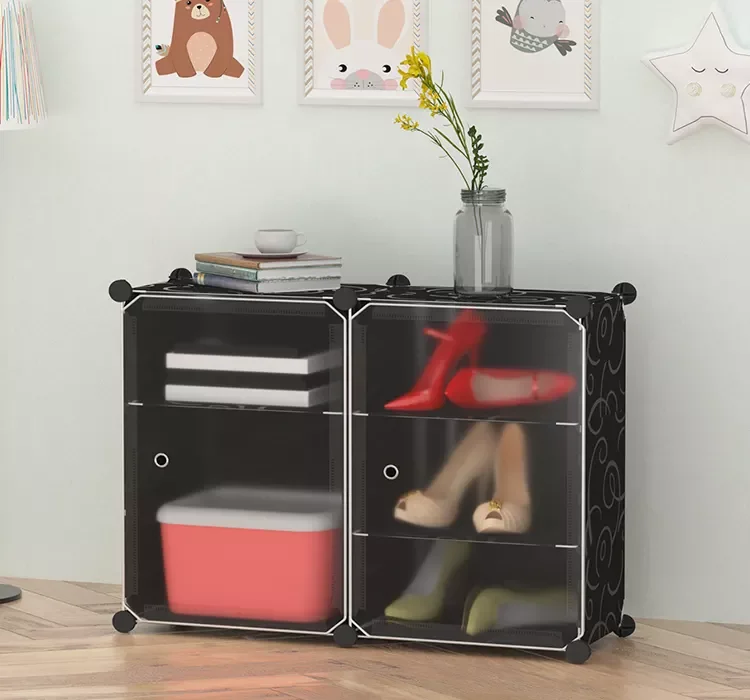 Portable Kids Wardrobe Bedroom Closet Children Storage Organizer