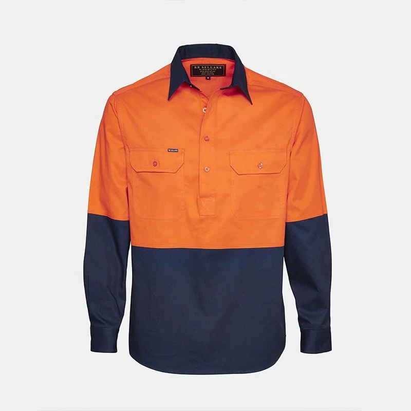 Mens Cotton Shirt Wholesale Australian Mens Custom Cotton Work Shirt