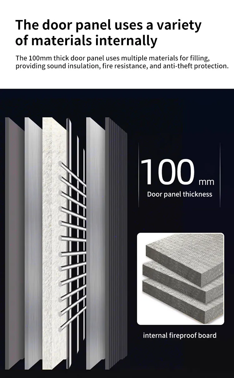 CEQSAFE Custom High-Quality Bank Security Steel Strong Safe Room Door Metal Vault Door details