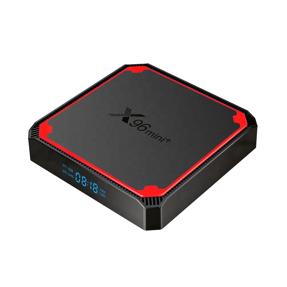 X96mini+ 4k Smart Tv Box Android 9 Quad Core 1gb 8gb Set Top Tv Box  Wifi Media Player