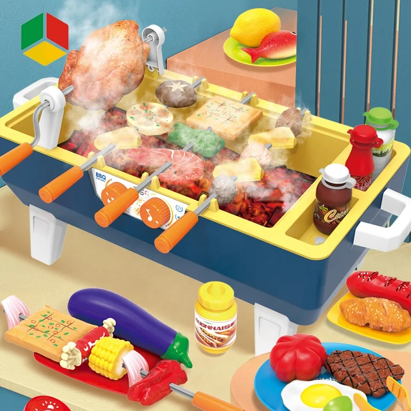 QS Toys Wholesale Preschool Funny Kids Cooking Pretend Play Food