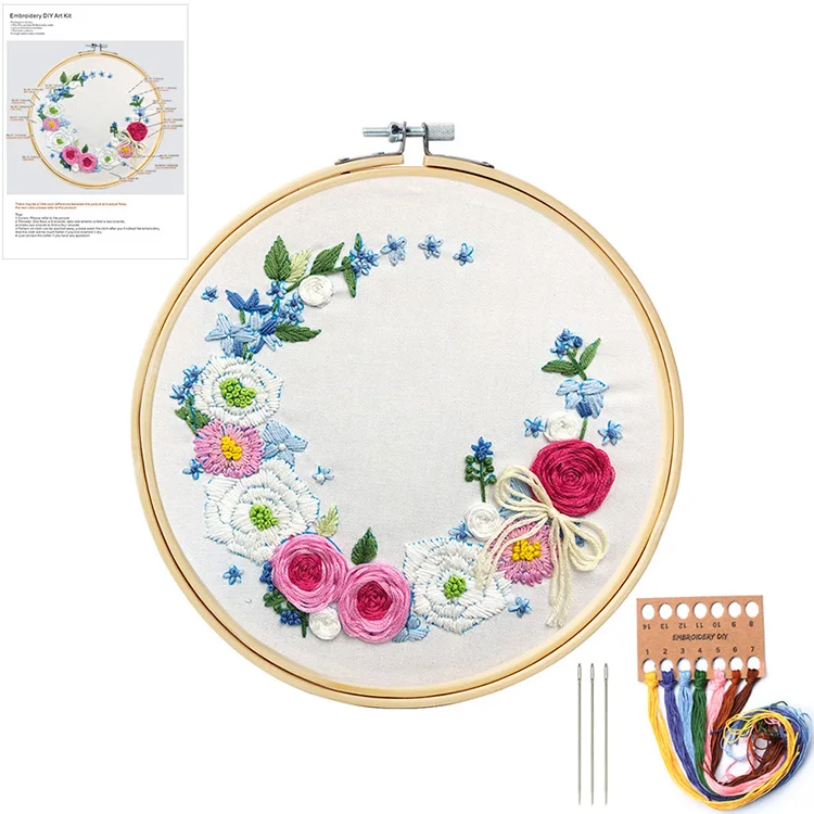 Оптовая продажа набор ручной вышивки для начинающих в том числе Наборы инструментов рукоделия