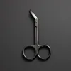 Coude en gaze de titane noir dent ronde 110mm