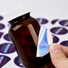 Purple holographic stickers