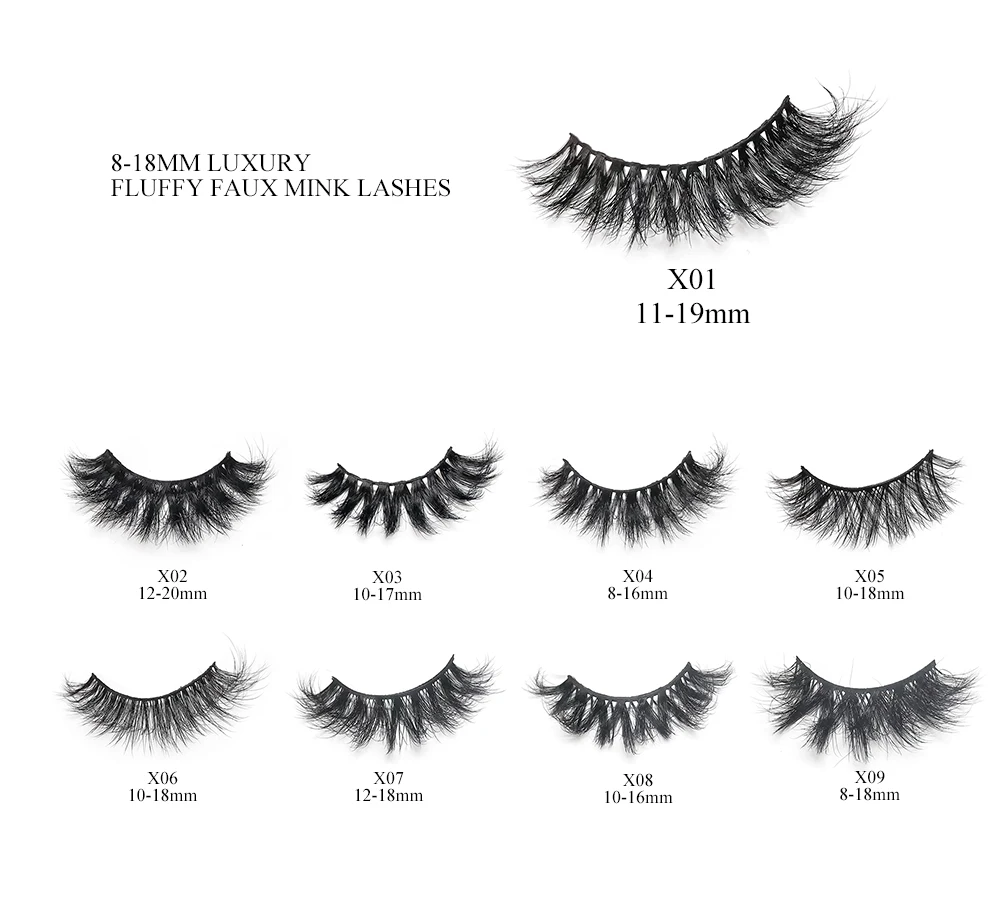 New Style Lash Vendor Wholesale 5d Fluffy Soft Faux Mink Eyelash