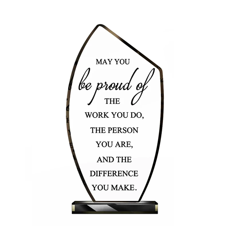 Acrylic Employee Appreciation Awards For Coworker Acrylic Trophy May ...