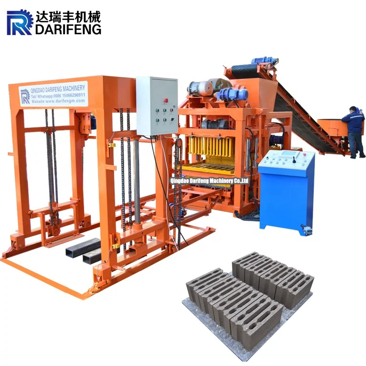Fully Automatic Machine a Fabriquer Des Briques 6 Inches Block Making Machine Line Electric Snpc Brick Making Machine