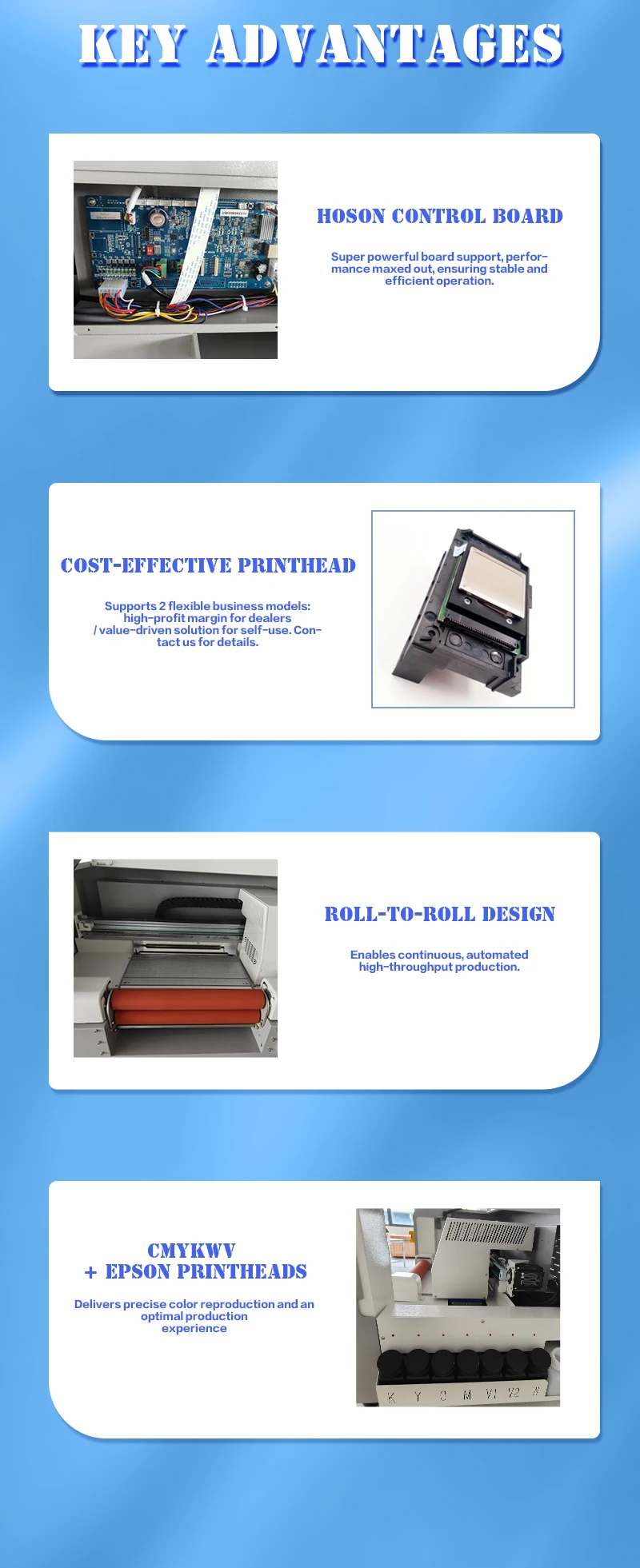 A3 Roll to Roll UV DTF Printer