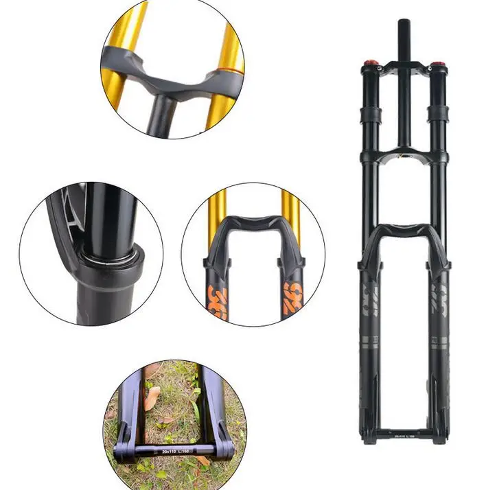 Down Hill 29 Inch 200mm Travel Double Crown Air Fork