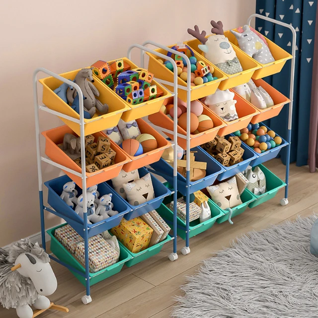 Living Rome Home Metal Children's Toy Storage Organizer