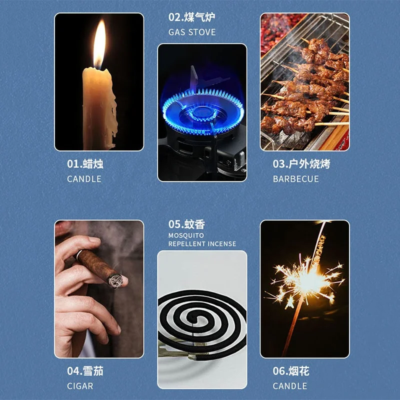 Электрическая дуговая Зажигалка USB с кнопкой для освещения свечей, печи, гриль, кемпинг, барбекю, кухня, фейерверк