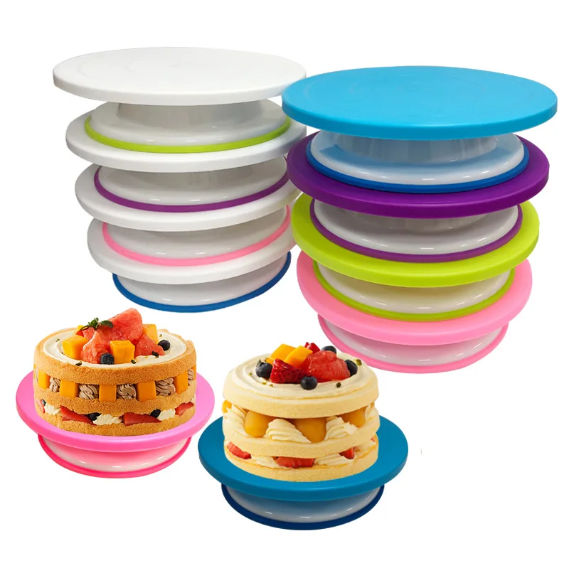 Antiderapant Cuisson Fournitures De Decoration De Gateau En Plastique Gateau Tournant Presentoirs Outils De Cuisson De 11 Pouces Gateau Platine Buy Plateau Tournant De Gateau Support De Gateau Decoration De Gateau Stands Product