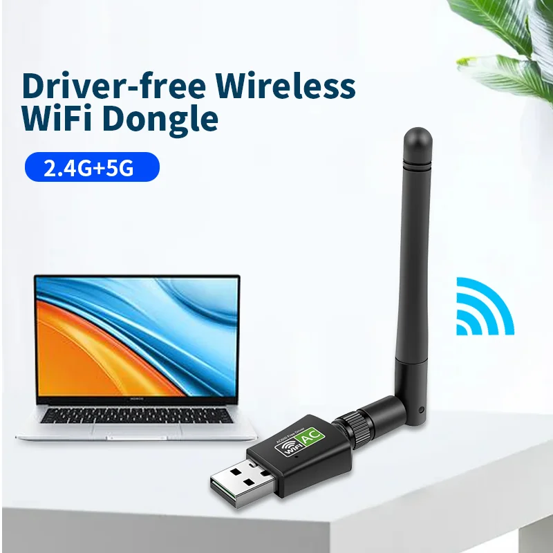 Factory Price Custom Logo Free Driver 600m Wireless Wi Fi Network Card Usb Adapter Dongle