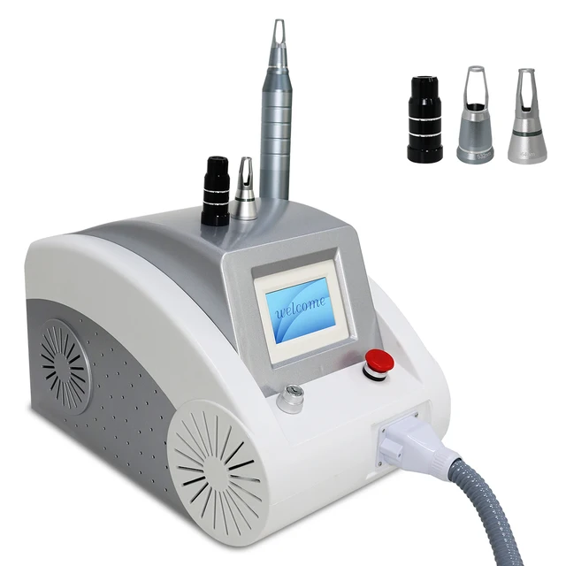 Mexico Stock Q Switched Tattoo Removal Laser 1064 Nd Yag 532nm 1320nm Carbon Peeling Pico Eyebrow Laser Removal Washing Machine