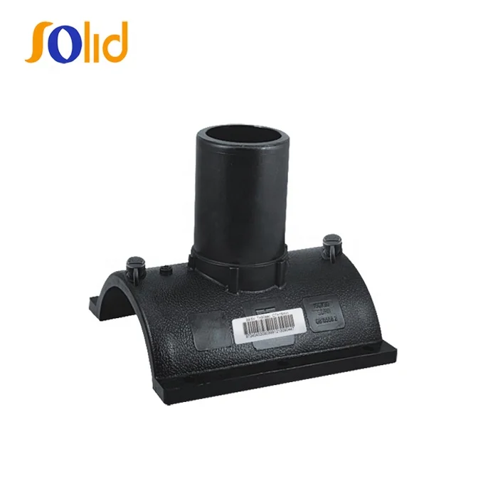 High Quality HDPE Electrofusion Fittings for Water and Gas PE Branch Pipe Saddle