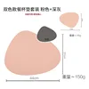 Pink and dark gray coaster set
