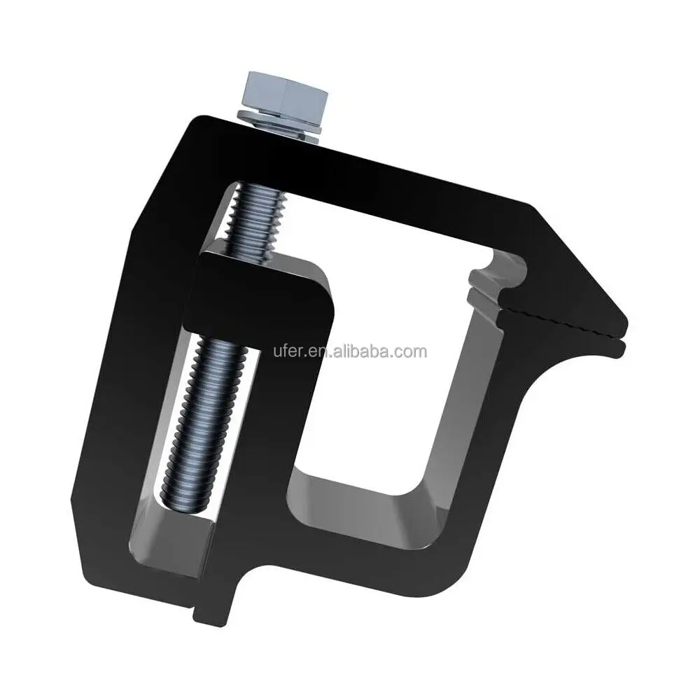 4pcs Mounting Clamps Truck Caps Camper Shell Black For Chevy Silverado 1500 2500 3500 Dodge