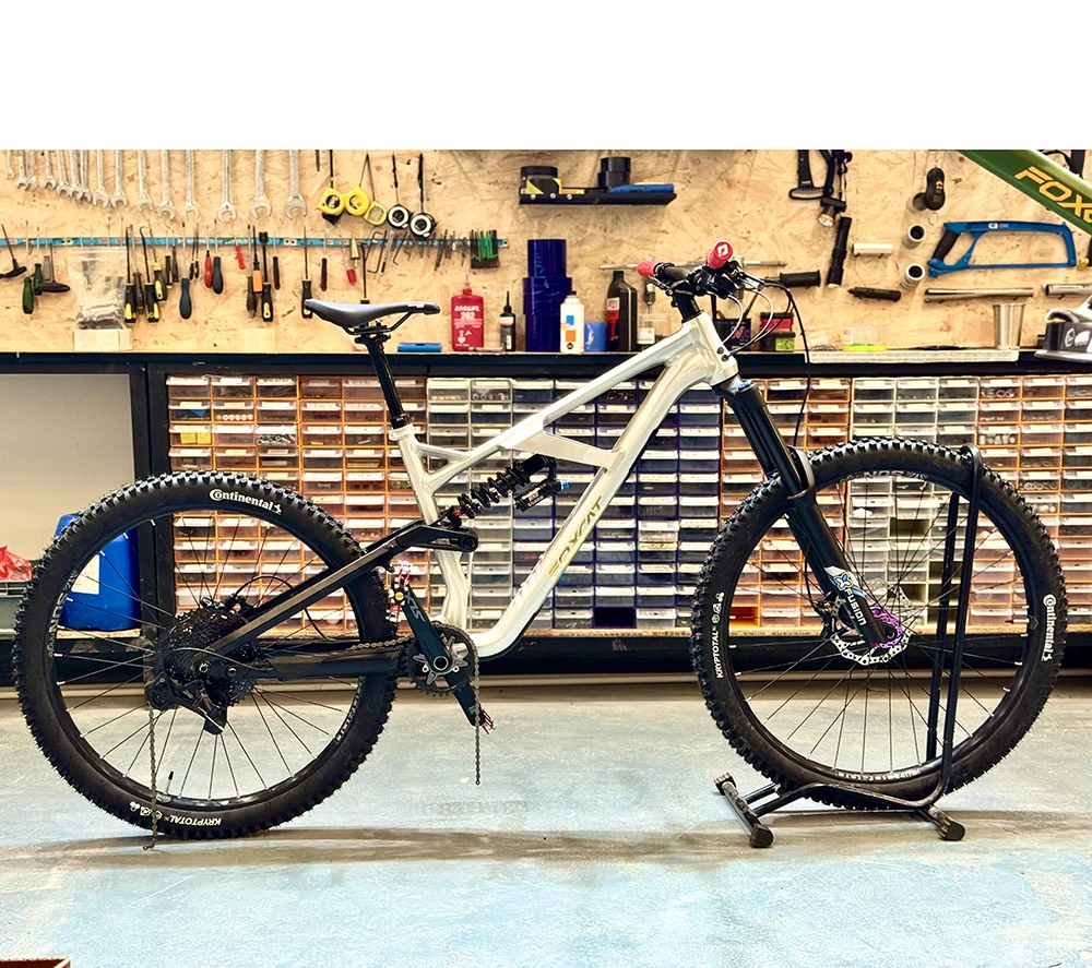 Foxcat 170 Enduro Aluminum Alloy Full Suspension MTB Frame Set